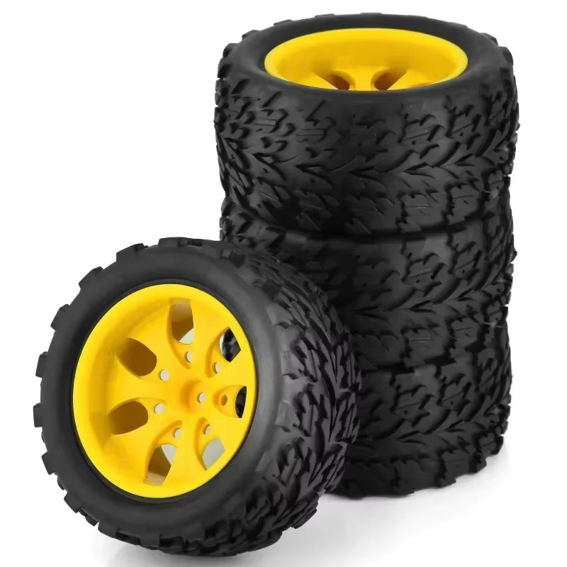HSP Monster Truck, RC Gummi-Schwamm-Reifen Radfelge, 4-teiliges Set - Bild 3