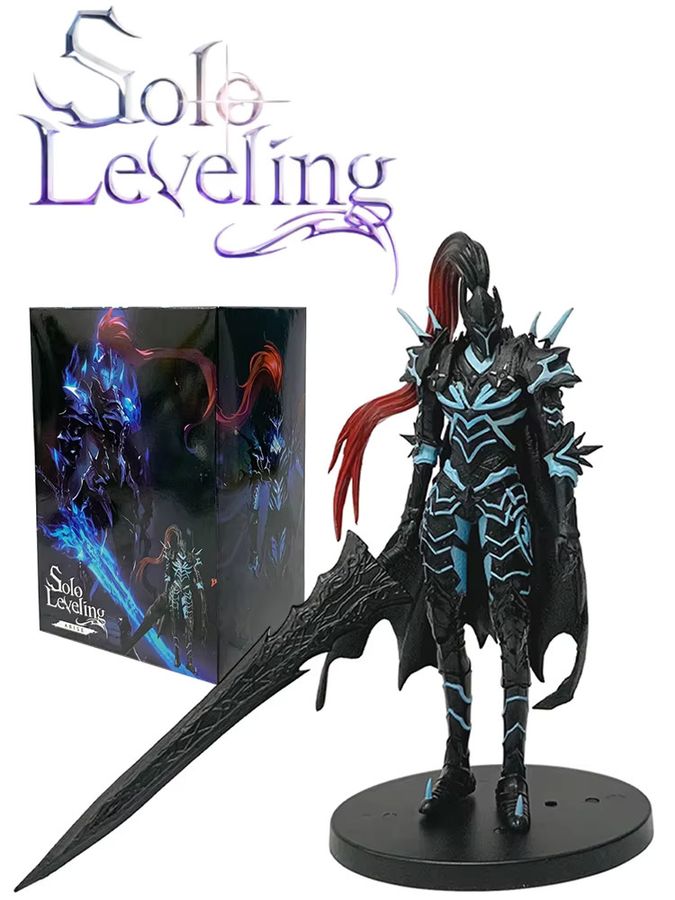 Solo Leveling Sung Jinwoo Actionfigur als Bloodred Knight Commander Modell in Schwarz - Bild 4