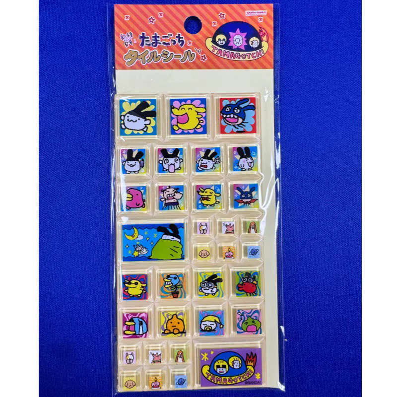 Tamagotchi-Haustier Klare Bubble-Aufkleber Quadratische Epoxy-Puffy-Dekoration in Transparent und Multicolour für Tagebuch und Planer - Bild 2