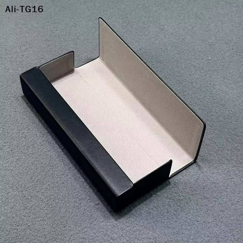 AY Hartschalenetui PVC-Leder, Schwarz - Bild 2