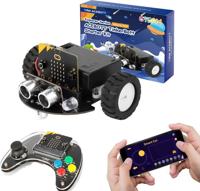 ACEBOTT Smart Robot Car Kit, Codierroboter, Fahrzeuge - Bild 1