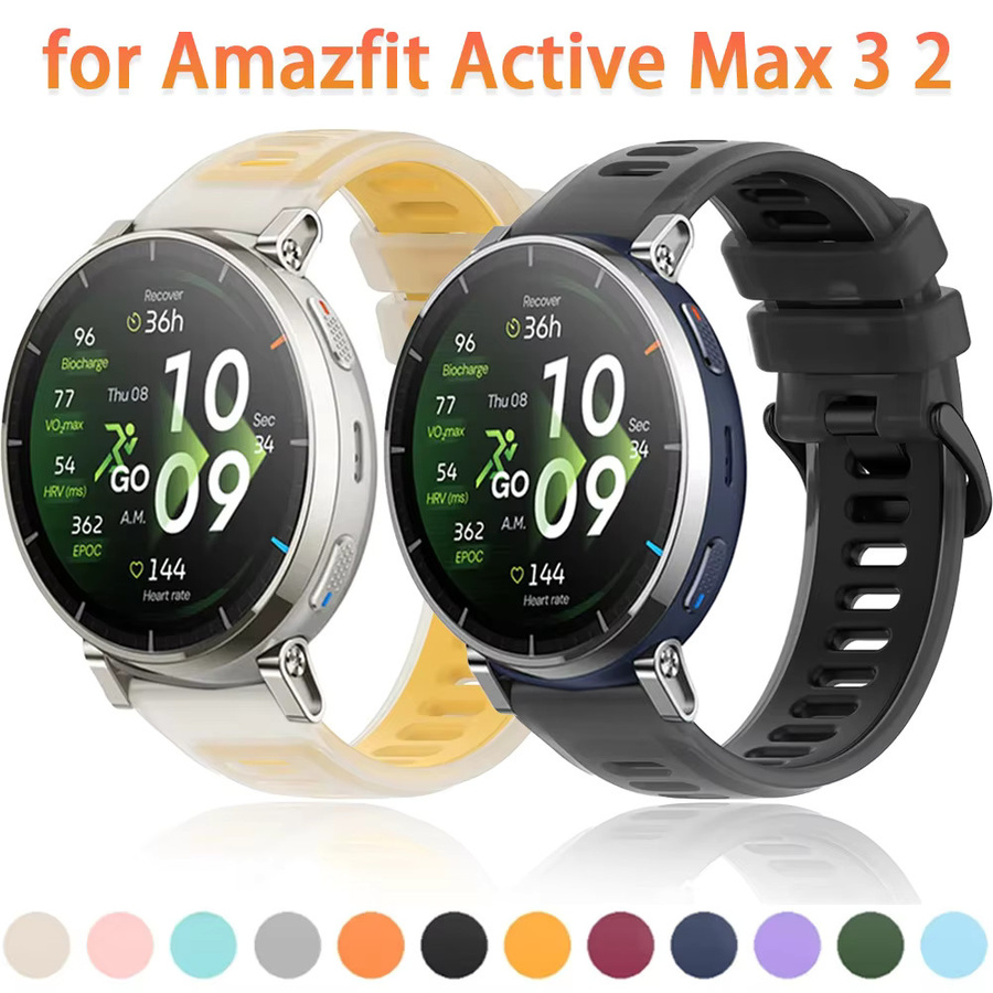 Amazfit Uhrenarmband Silikon, halbtransparent, Unisex - Bild 3