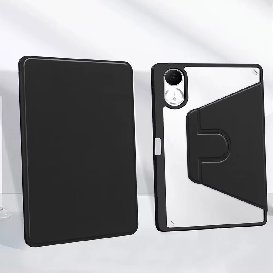 Xiaomi Redmi Pad 2 11 Zoll 360 Grad drehbare Acryl-Hülle in Transparent mit Stifthalter und stoßfestem Schutz - Bild 4