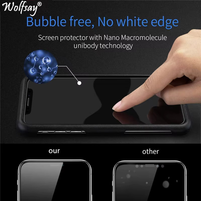 Displayschutzfolie aus gehärtetem Glas für Nothing Phone 1, Nothing Phone 2 und Nothing Phone 2a, transparent mit Kameraglas und Kleber - Bild 3