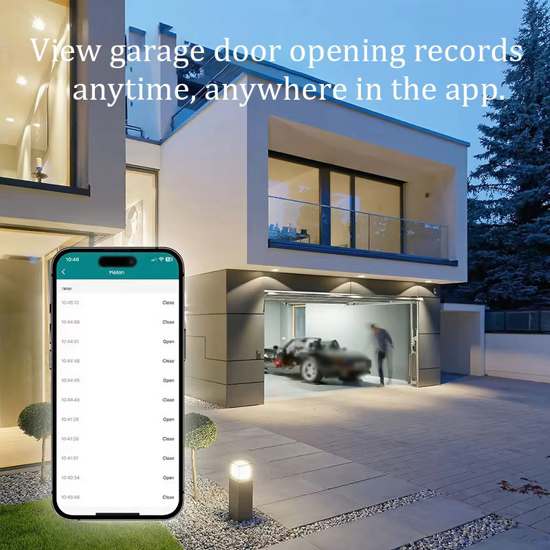 Tuya Zigbee 3.0 WLAN-Schaltmodul Intelligenter Garagentoröffner-Controller in Weiß Kompatibel mit Alexa und Google Home Assistant - Bild 3