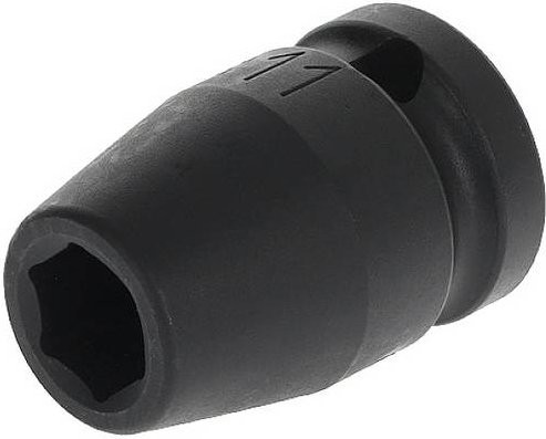 Gedore Kraftschraubersteckschlüsseleinsatz K 19 1/2 Zoll SW 11mm L 38mm aus Sonderstahl in Schwarz - Bild 1