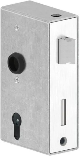 FeNau Anti-Panikschloss verzinkt in Silber mit Wechselfunktion E DIN R&L, B/T/H: 5,0 x 17,2 x 9,4 cm - Bild 1