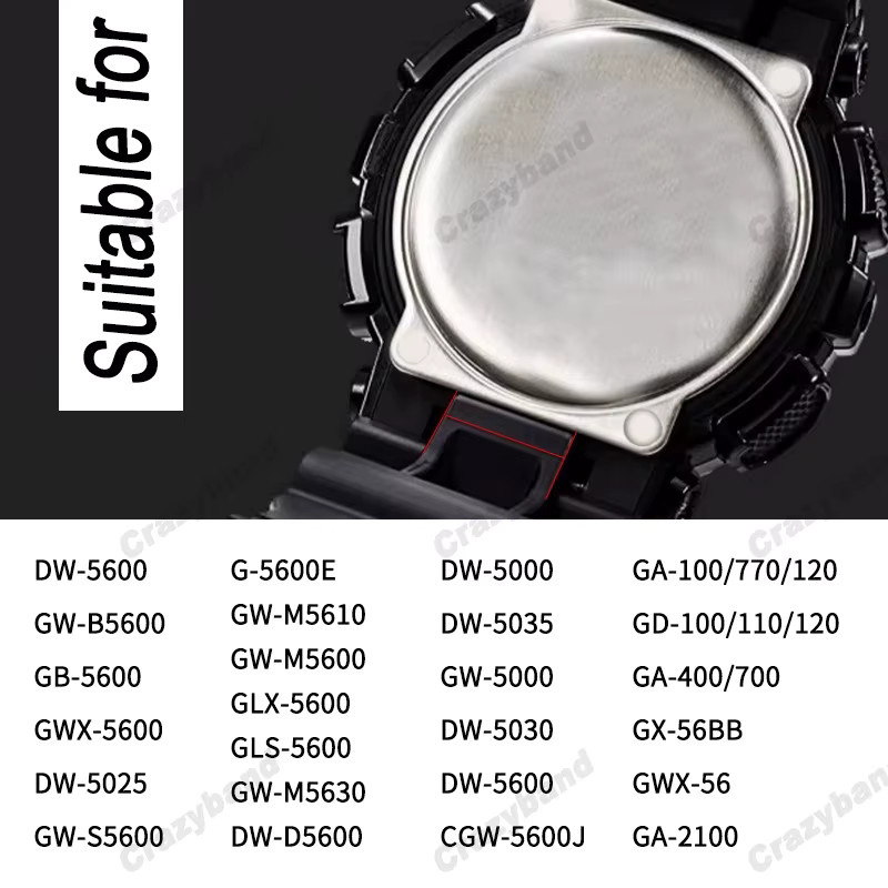 CASIO Uhrenarmband Nylon, 16 mm, Schwarz, Herren - Bild 2