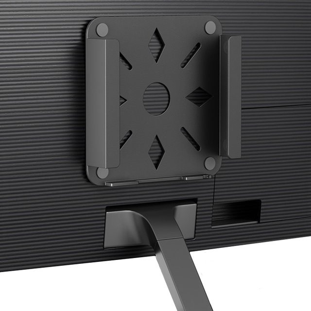 BEISHI Desktop-Halterung aus Aluminiumlegierung für Mac Mini in Schwarz, vertikaler Ständer zur Kühlung für Wandmontage oder Tisch - Bild 1