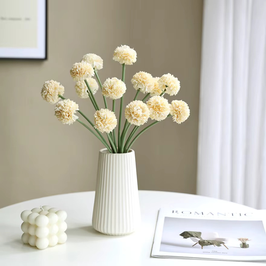 TTCY Künstliche Mini Ball Chrysanthemen aus Seide für Hochzeitsdeko und DIY-Geschenke - Bild 1