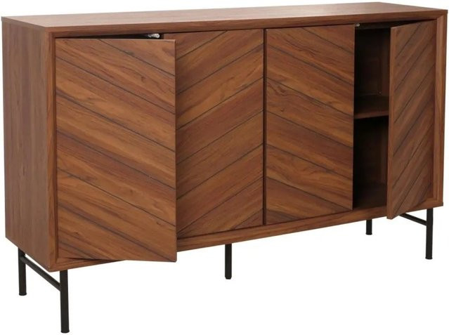 MCW Sideboard M50 aus Massivholz Mango in Braun, B/H/T: 94 x 151 x 40 cm - Bild 2