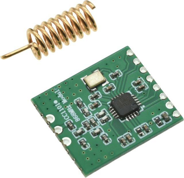 SZYTF CC1101 Wireless-Modul Fernübertragungsantenne 868 MHz M115 für FSK GFSK ASK OOK MSK mit 64-Byte SPI-Schnittstelle und Low Power Technologie - Bild 1