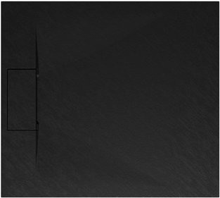 Schulte Duschwanne DWM-Tec ExpressPlus aus Mineralguss, rechteckig, Anthrazit, B/T: 90 x 100 cm - Bild 1