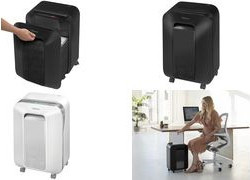 Fellowes Aktenvernichter LX 201 Microshred Schwarz mit Mikropartikelschnitt 2 x 12 mm, P-5, 22 l Fassungsvermögen und 12 Blatt Schnittleistung - Bild 2