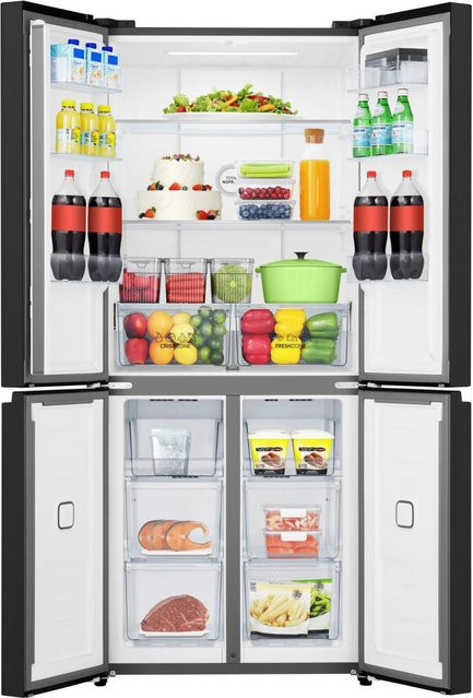 Gorenje French Door Kühlschrank NRM819D61BX in Schwarz B/H/T: 79,4 x 190 x 65 cm - Bild 4