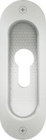 FSB Schiebetürmuschel 42 4212 PZ in Aluminium Silber gebürstet, Länge: 120 mm, Breite: 40 mm, Dicke: 11,5 mm - Bild 1