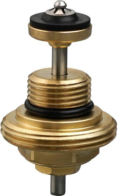 Zone is Home Rücklaufstift-Ventileinsatz M30x1,5 aus Messing für Fußbodenheizungsverteiler mit 3/8 Anschluss, Farbe: Gold - Bild 1