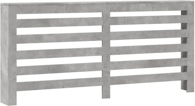 vidaXL Heizkörperverkleidung im Latten-Design in Betongrau, B/T/H: 175 x 20 x 82 cm - Bild 1