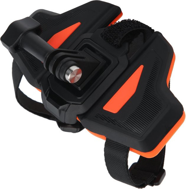 TELESIN Universal Motorradhelm Kinnhalterung für Action Kameras und Mobiltelefone, Schwarz - Bild 1