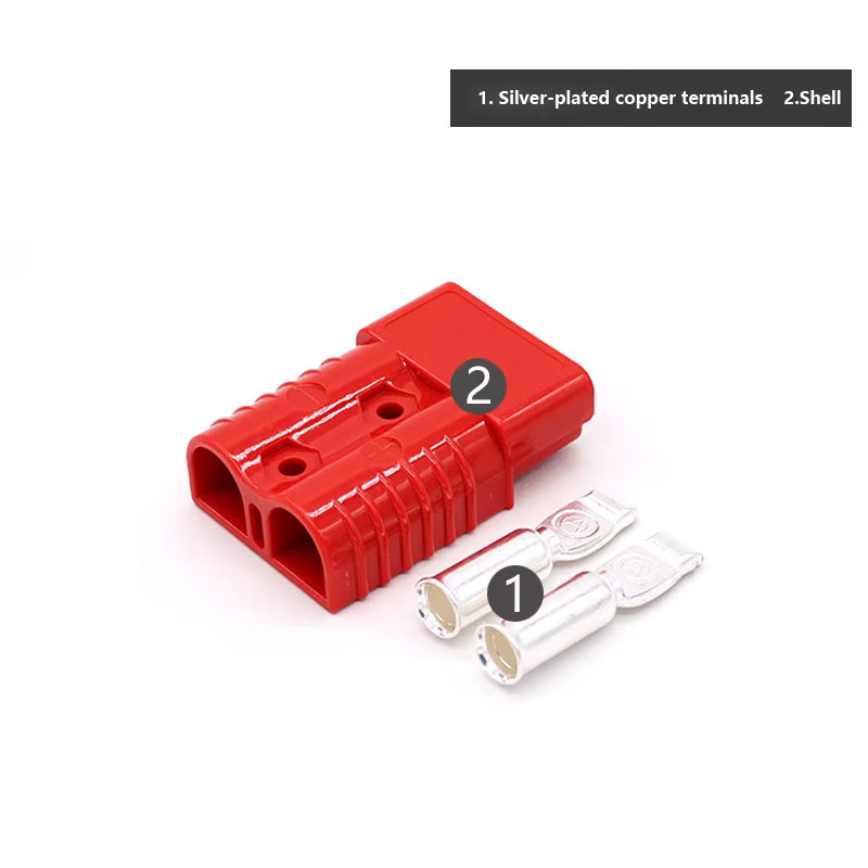 TAKORI Batterie Lade Stecker für Elektroautos und Solarkabel, Grau - Bild 2