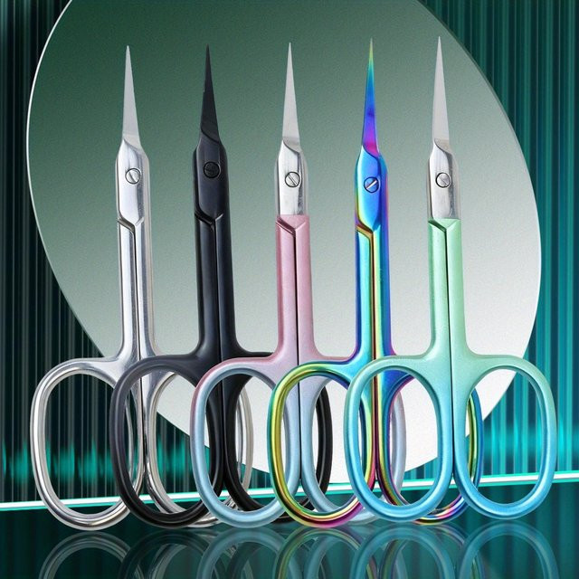Ouriner Nagelhautschere und Kosmetikschere, Edelstahl, Glänzend, Unisex - Bild 1
