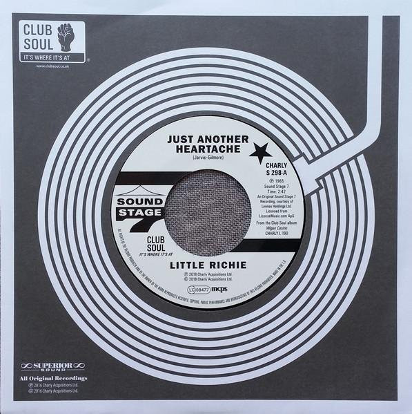 Little Richie - Just Another Heartache - 7 Zoll Vinyl Single - Charly - Soul & Funk - Grau/Weiß - Gebraucht - Bild 1
