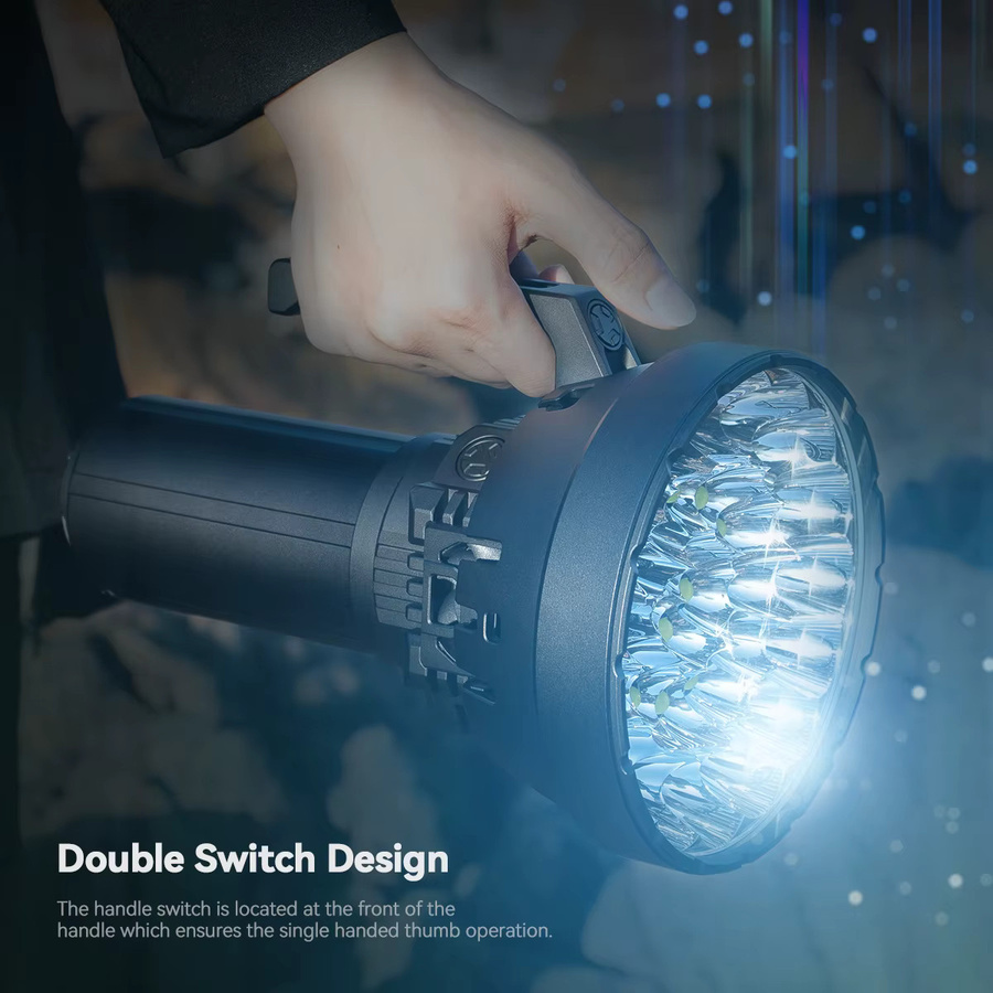 IMALENT MS32 Superhelle LED Taschenlampe in Schwarz mit 200000 Lumen und 1618m Reichweite - Bild 2