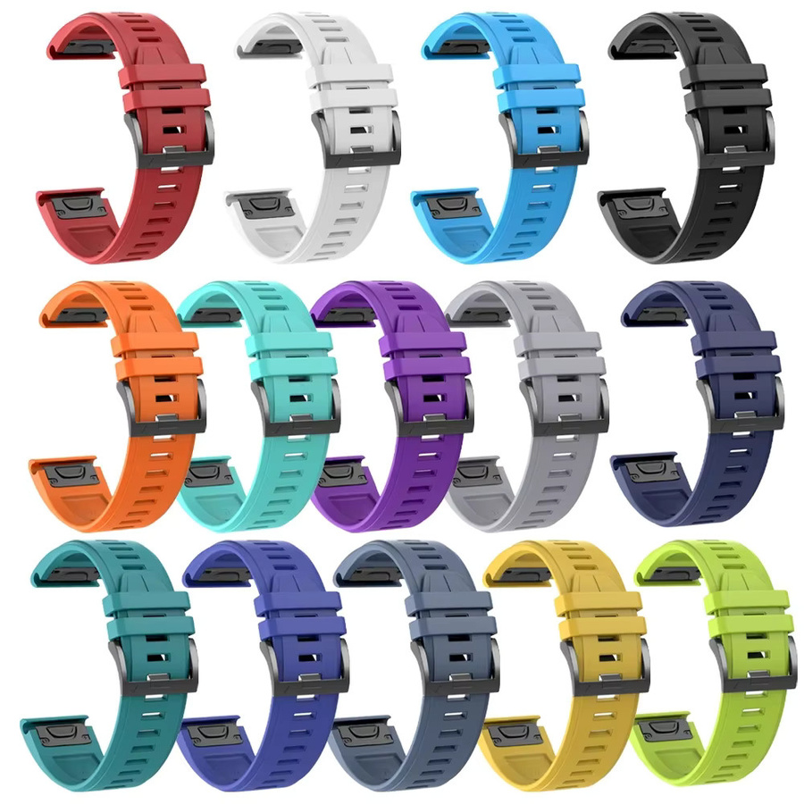 Uhrenarmband Silikon, Unisex, 22/26mm - Bild 5