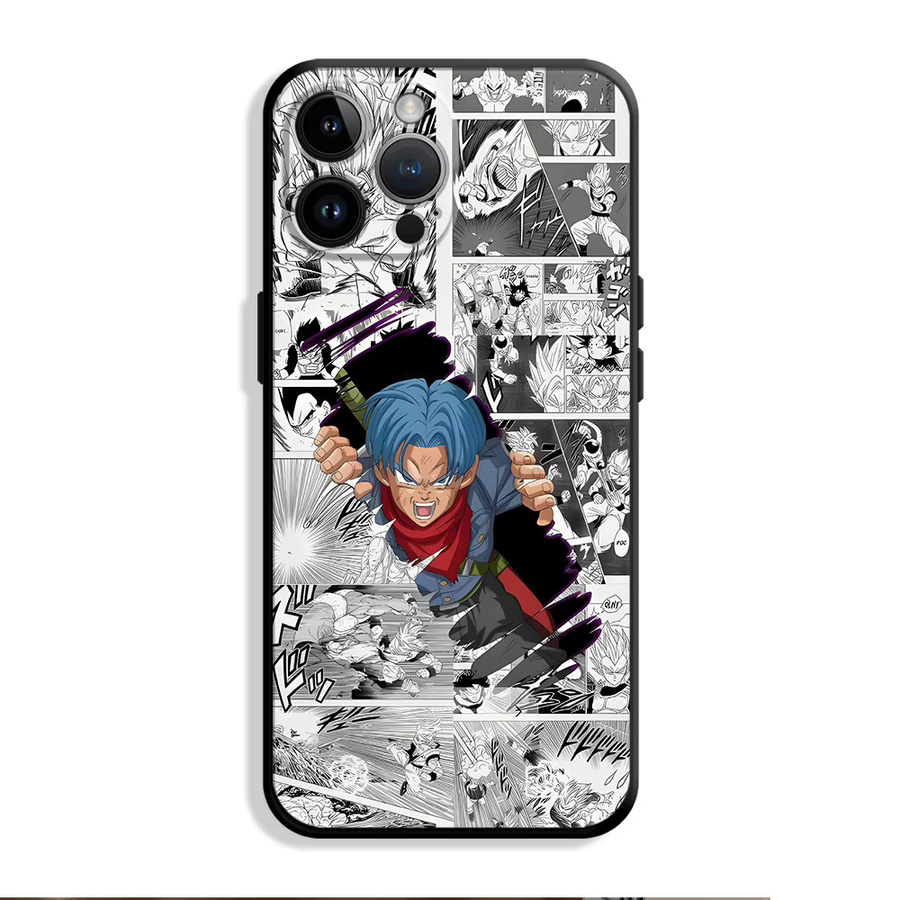 Dragon Ball Trunks Goten Handyhülle in Schwarz für iPhone 11 bis iPhone 17 Pro Max - Bild 5