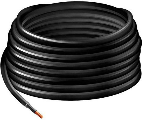 LogiLink Installationskabel H1Z2Z2-K, 6mm², schwarz, Länge: 25 m - Bild 1
