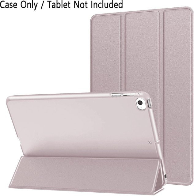 Smart-Cover Klapphülle mit weicher TPU-Rückseite und Auto Wake/Sleep Funktion für iPad 9.7 6./5. Generation und iPad Air 2/Air 1 in Rosa - Bild 1
