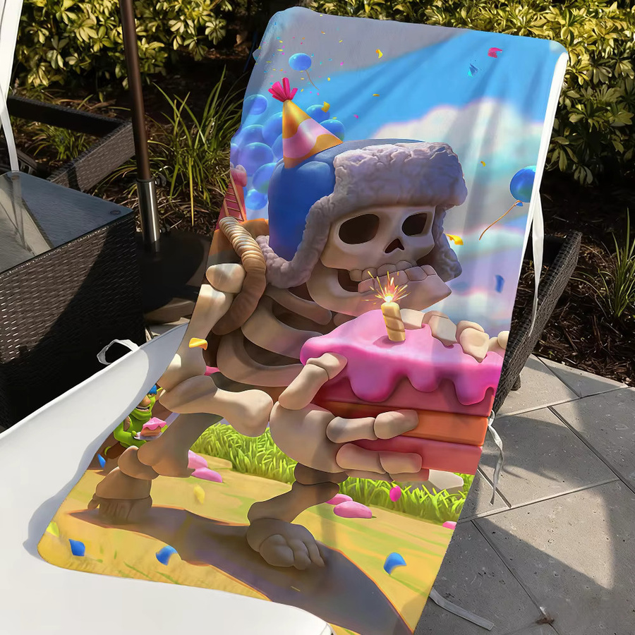 Clash Royale Handtuch mit lustigem Schwein-Ritter-Motiv, Mehrfarbig - Bild 5