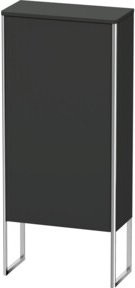 Duravit XSquare Halbhochschrank in Graphit Matt mit 2 Glasfachböden, B/T/H: 50 x 23,6 x 113,6 cm - Bild 1