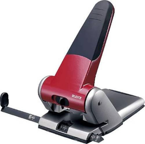 Leitz Registraturlocher 5180 in Rot für DIN A3 mit 65 Blatt Kapazität - Bild 1