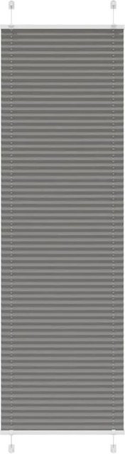 vidaXL Plissee Anthrazit aus Polyester, semi-transparent, B: 60 cm, H: 200 cm - Bild 1