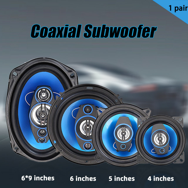 KUERL HiFi Koaxial Auto Lautsprecher Set Full Range Subwoofer Universal Automotive Audio Musik 1 Paar - Bild 1