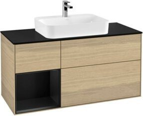 V&B Waschtischunterschrank Finion in Lackoptik, Breite: 120 cm, Tiefe: 50,1 cm, Höhe: 50,1 cm - Bild 1