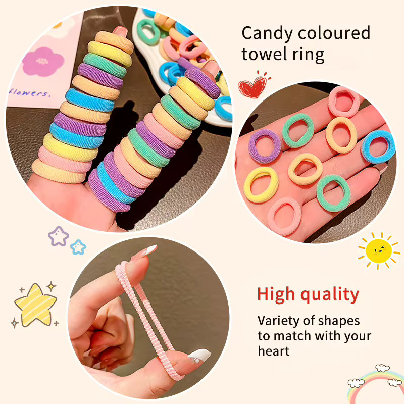 raindo Haarbänder Scrunchies, Kinder, Bonbon-farbig - Bild 6