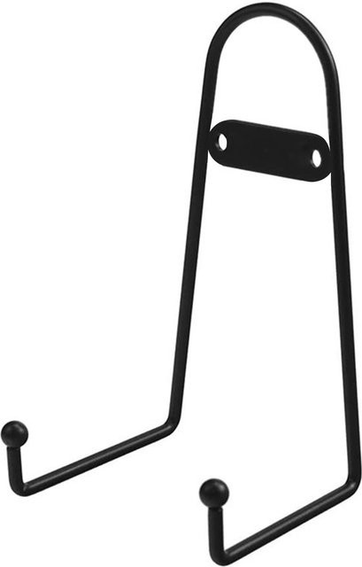 ACRDK Wandhalterung aus Metall für Display und Ornamente, Schwarz, B/T/H: 15,0 x 8,0 x 7,0 cm - Bild 1