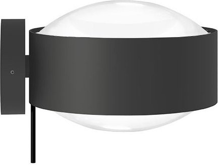 Top Light Puk! 120 Wall Avantgarde LED-Wandleuchte in Anthrazit Matt mit warmweißem Licht (2700K) - Bild 1