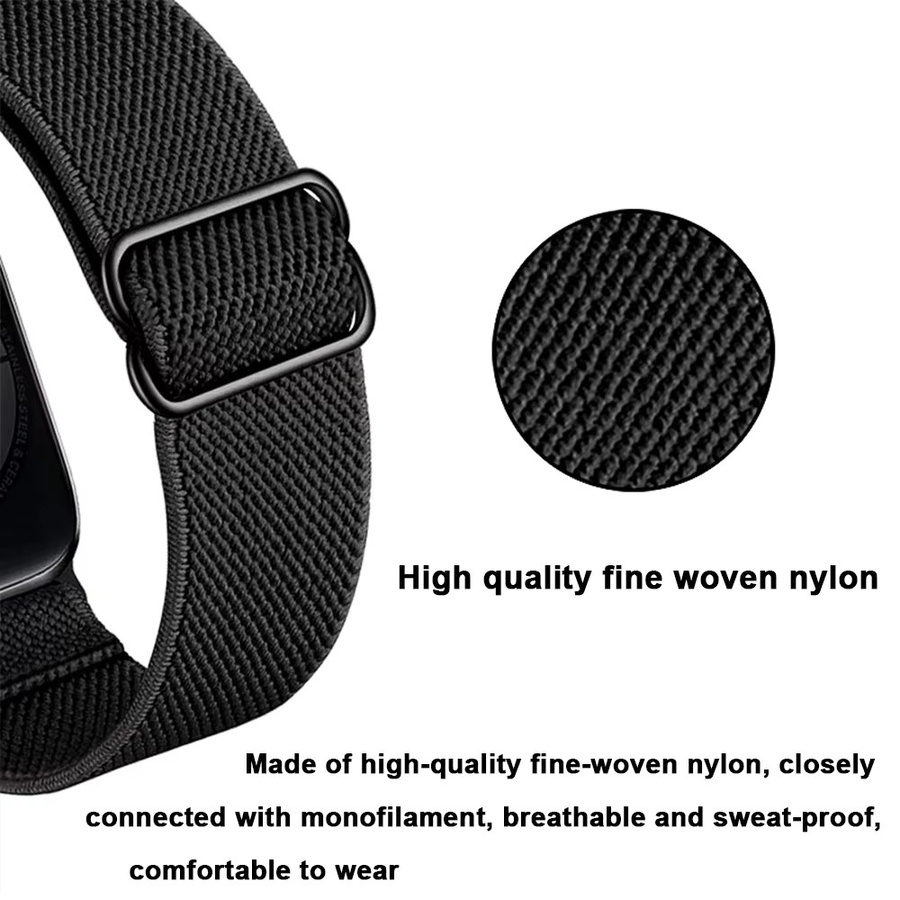 XTargo Uhrenarmband Solo Loop, Nylon, Schwarz, Unisex - Bild 2