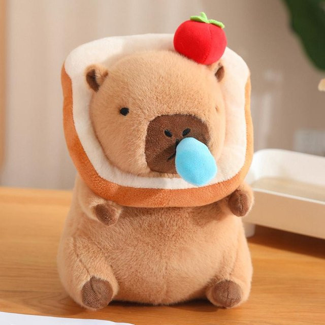 Wucifang Bags Capybara Plüschtier, Weiches Kuscheltier, 30cm - Bild 1