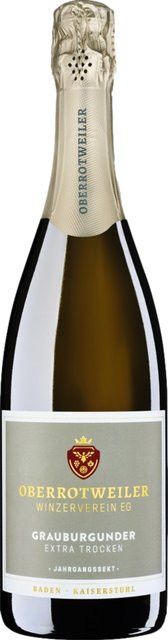 Oberrotweiler Winzerverein eG Sekt Grauburgunder, Extra Dry, Baden, 2023, 0,75 l - Bild 1
