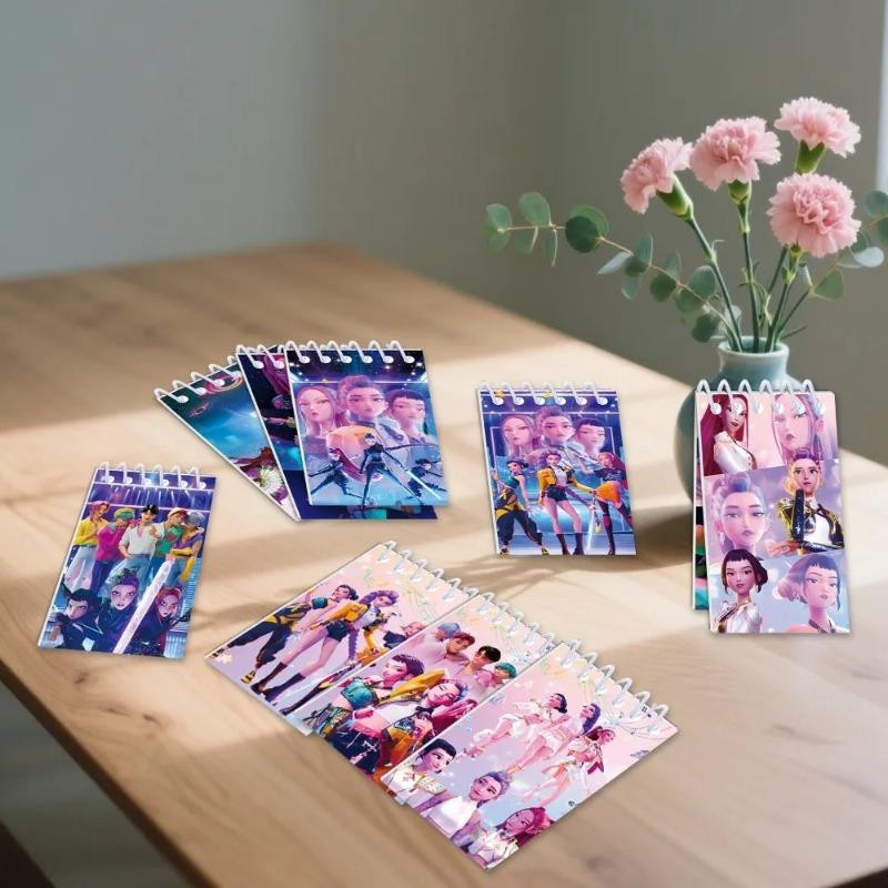 10 Stück Yiran toy 1 KPOP Hexenjagd Notizbücher im Softcover Design für Kinder und Teenager, Mehrfarbig - Bild 3
