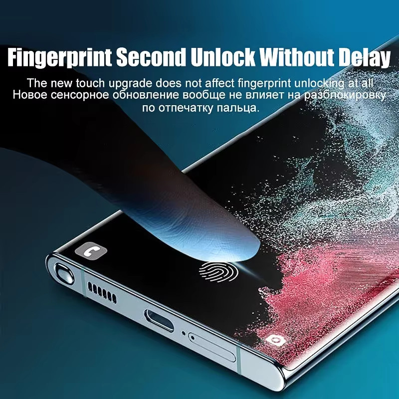 2 Stück Hydrogel Displayschutz für Samsung Galaxy S24 S23 S22 S21 S20 Ultra Plus FE A54 A53 A34 5G mit Anti-Blue-Ray und Matt-Effekt in Transparent - Bild 3