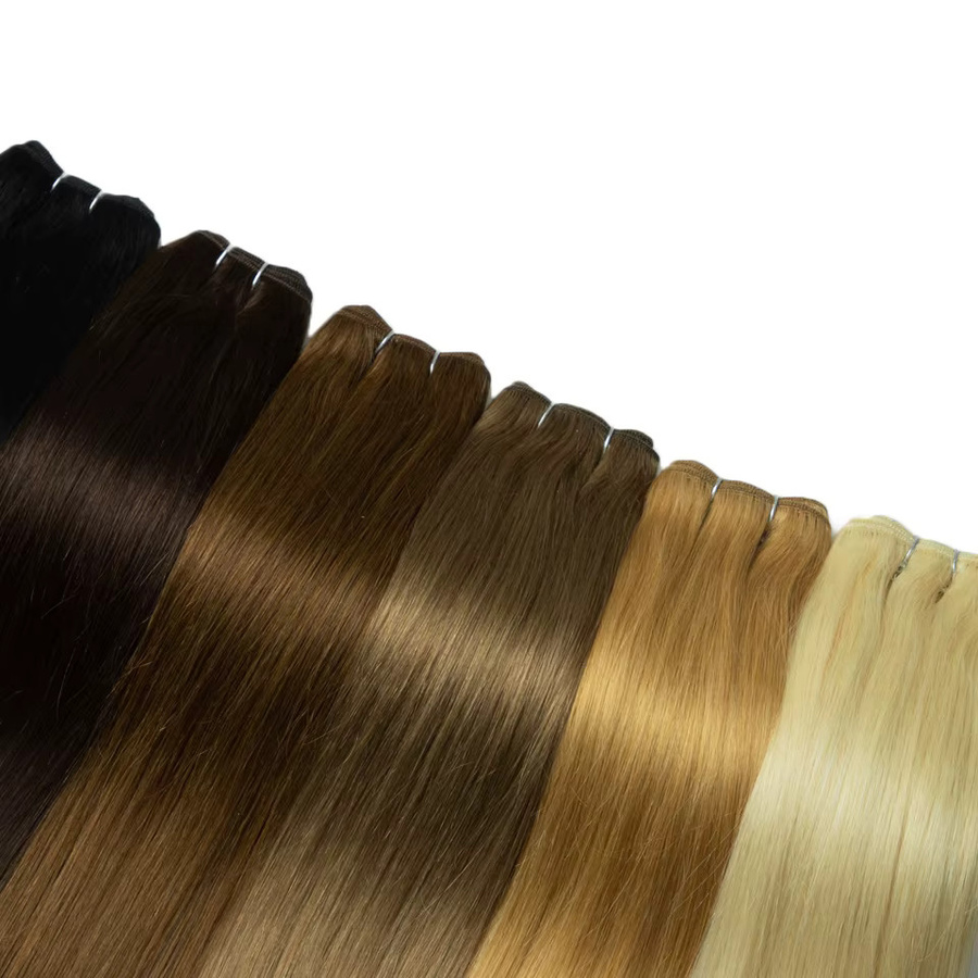 Echthaar-Bündel für Damen, Braun, Brasilianisches Haar - Bild 3