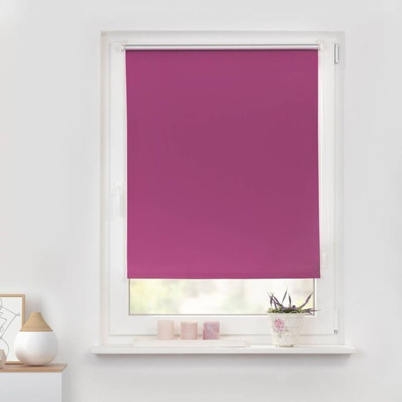 Lichtblick Thermo-Rollo Klemmfix Verdunkelung UV-beständig, Farbe: Pink, Breite: 70 cm, Länge: 150 cm - Bild 5