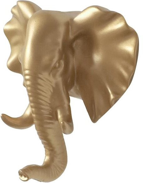 Selbstklebender Wandhaken Elephant in Gold von chenxin2 zur Aufbewahrung von Schlüsseln und Kleidung - Bild 1