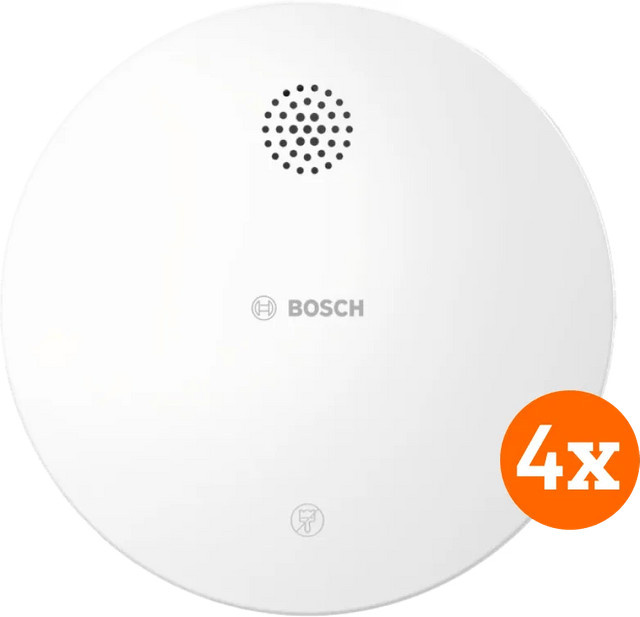 Bosch Kabelloser Rauchmelder 2, 4er-Pack, Weiß - Bild 1