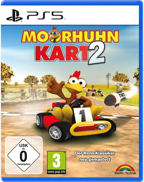 Moorhuhn Kart 2 Rennspiel für PlayStation 5 von Sony - Bild 1